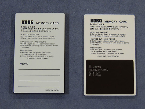 XSC-1S BEST OF M&T (KORG 01/W用カード) KORG 01/W PCM PERFORMANCE DATA XSC-1S BEST OF M&T w/ case | eBay