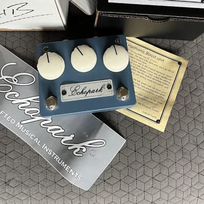 Echopark Dual Harmonic Boost pedal 2017 - Blue for sale