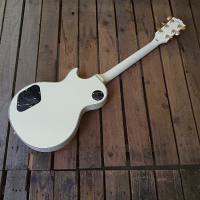 Electric Guitar Randy Rhoads Fernandes Burny RLC-55 RR AWT Les Paul, Aged White image 8