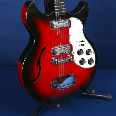 Silvertone S1453 Rebel 1968 - RedBurst / Light as a Feather! image 1