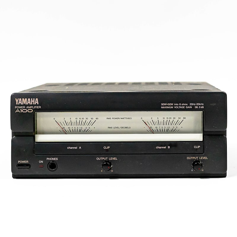 YAMAHA A100ステレオパワーアンプ Yamaha A100 Stereo Power Amplifier - 50 Watts Per Channel
