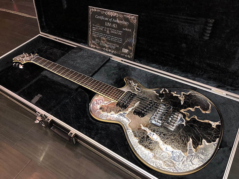 ギター ESP ECLIPSE S-3 SUGIZO LUNA SEA ESP ECLIPSE S-III Brilliant Mixedmedia SUGIZO Luna Sea | Reverb