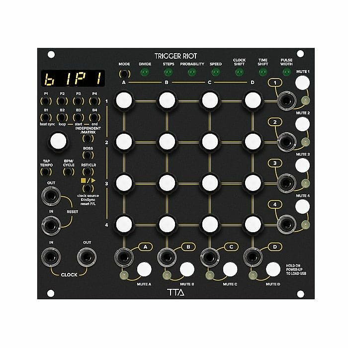 Tiptop Audio Trigger Riot Modular Groove Composer & Sequencer Module (black) image 1