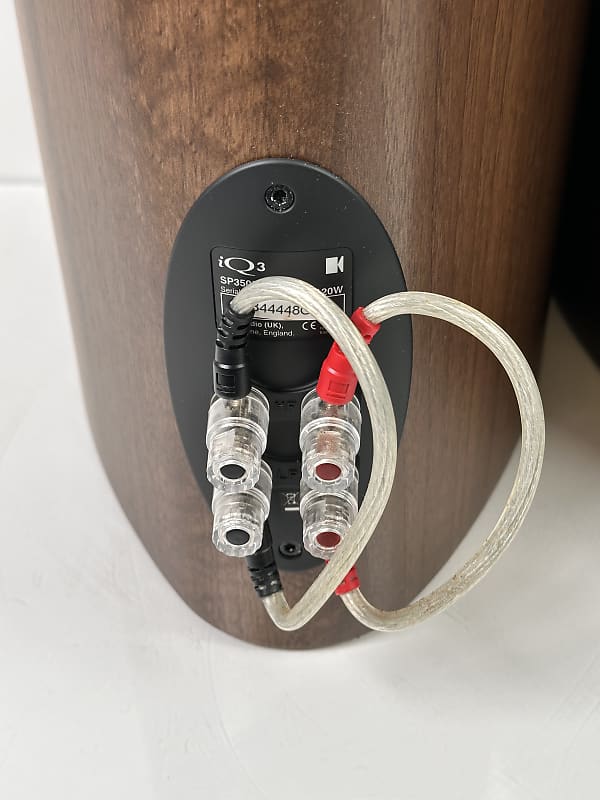 KEF iQ3 Bookshelf Speakers (Walnut/Oak) (New) Reverb UK