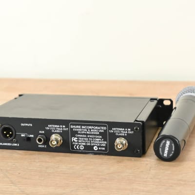 Shure ULXP24/58 Handheld Wireless System - J1 Band (NO POWER SUPPLY) CG001UM image 7