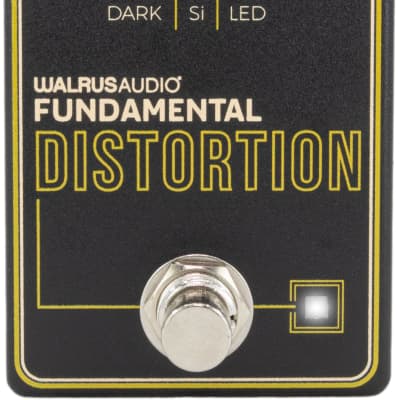 Walrus Audio Fundamental Distortion 2023 - Present - Black / Yellow image 1