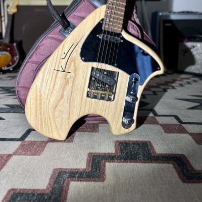 Rare Made In Japan Steve Klein S-Tele Natural Swamp Ash Ergonomic Electric Guitar for sale