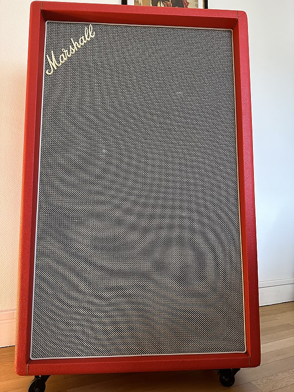 Rare Red Marshall 4x15 Cabinet Model 1984 - 1970 | Reverb France