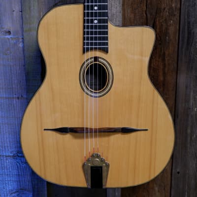 Pierre Anastasio Petite Bouche Gypsy Jazz Manouche Guitar #162D 1991 - Natural image 1