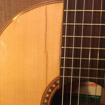 Giannini GN-65 Vintage Classical Acoustic Guitar Natural c. 1970s image 7