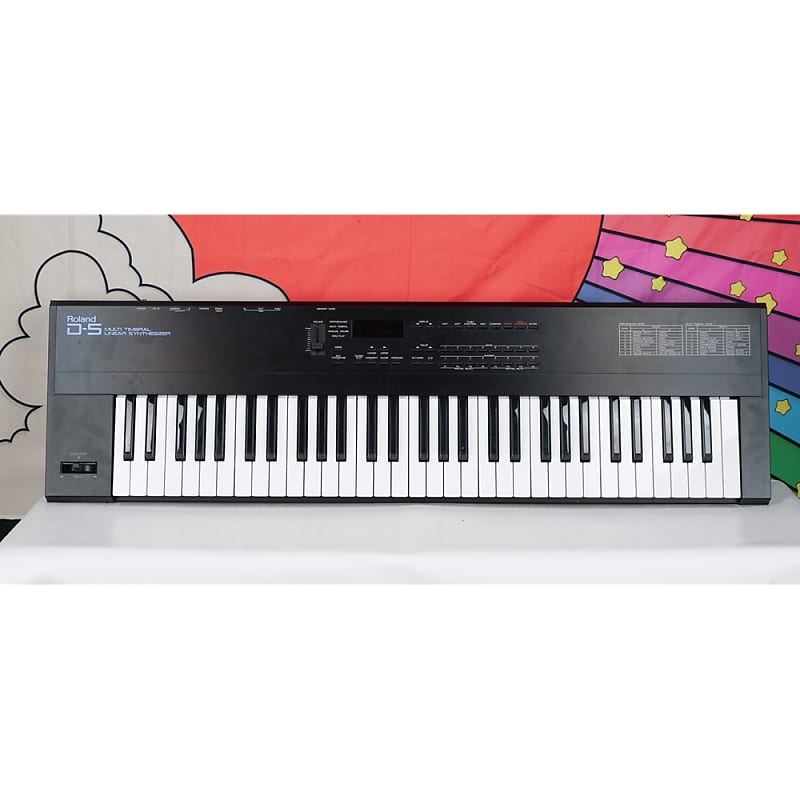 Used Roland D-5 Synthesizer Keyboard  AS IS image 1