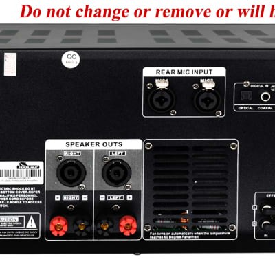IDOLmain IP-3900 2600W Professional Mixing Amplifier Plus UHF-X2 Performance Wireless Microphones image 5