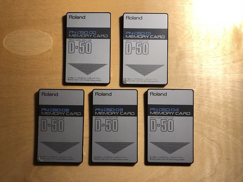 Roland D-50 ROM Cards - Complete Set