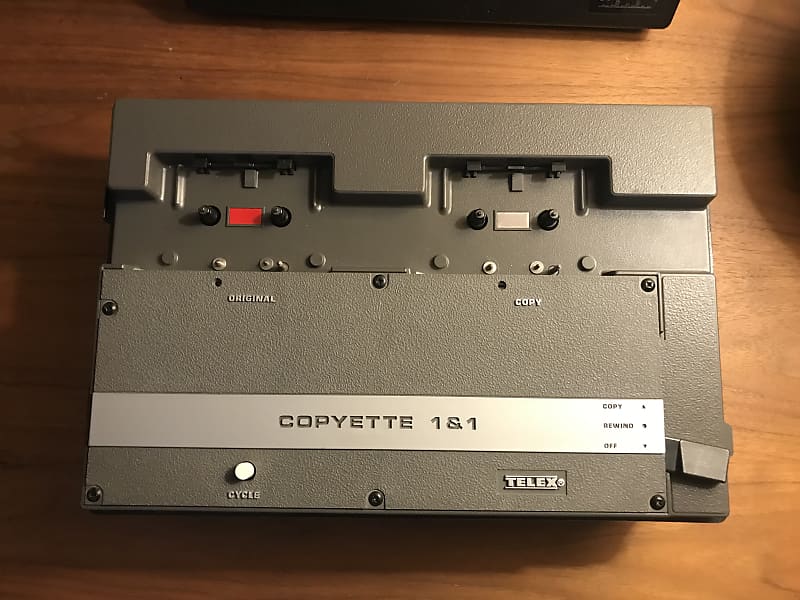 Telex 92711001 Copyette 1&1 Cassette Tape Duplicator Copier Reverb