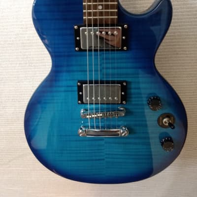 Epiphone Les Paul Special II Transparent Blue W/Upgrades | Reverb