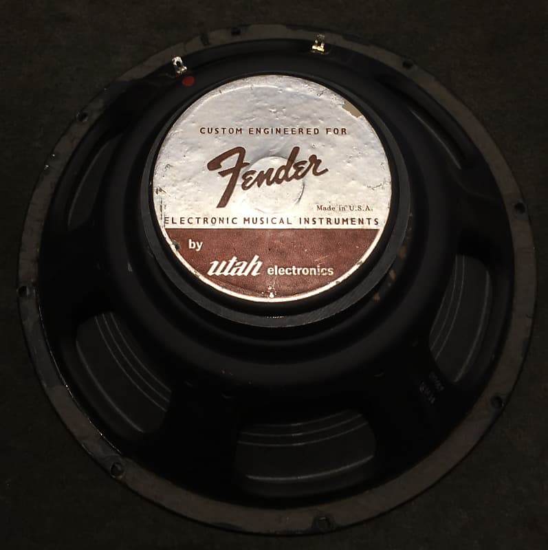 Utah Fender branded 1976 Black Reverb
