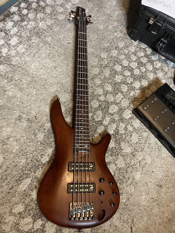 Ibanez SR505 with Aguilar pickups and preamp image 1
