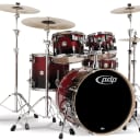 PDP Concept Birch -CB5 Shell Pack  Cherry to Black Fade