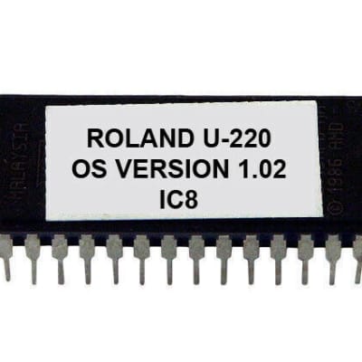 Roland U-220 OS v1.02 EPROM Firmware Upgrade Update for U220 Rom