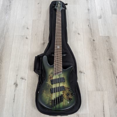Spector NS Dimension 5 Multi-Scale 5-String Bass, Wenge, Haunted Moss Matte image 10