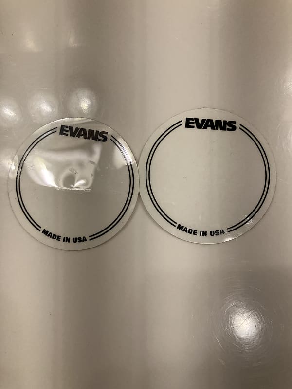 2x Evans Bass Drum Impact Pads 2010 Reverb