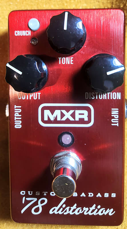 MXR M78 Custom Badass '78 Distortion 2011 - Present - Red | Reverb