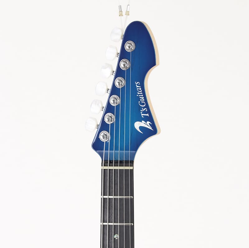 TS GUITARS DST 24 Carved Top Flame Trans Blue Burst [SN 031522