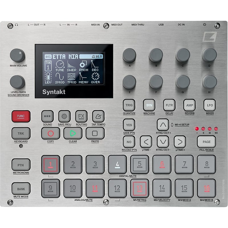 DTM・DAW Elektron Syntakt 12 track drum computer Elektron Syntakt 12 Track Drum Computer and Synthesizer