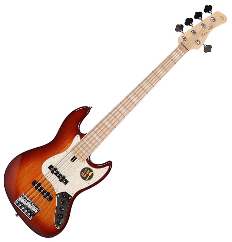 Sire Marcus Miller V7 5 String Ash 2nd Generation Active Jazz Bass Tobacco  Sunburst TS