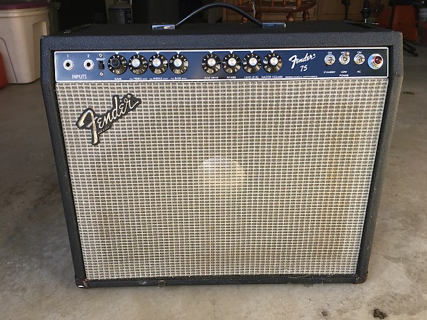 Fender 75 tube hotsell amp