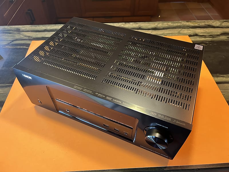 Denon AVRE400 7.1 Surround Sound Receiver w/Remote Reverb