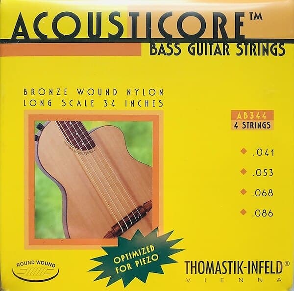 Thomastik Infeld Acousticore Bass Strings; gauges 41-86 image 1