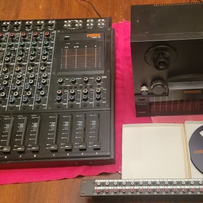 Fostex 80 Reel to Reel and  450 Mixer late 80's image 1