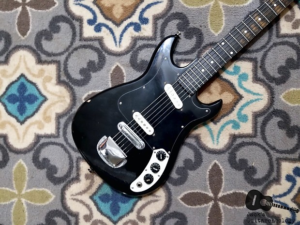 Cort "H-804" Slammer Electric Guitar (1970s , Black) image 1