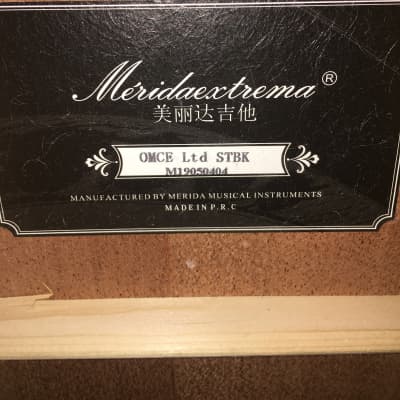 Merida OMCE Ltd  2019 Brown Electro Acoustic Guitar image 8