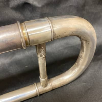 Martin Symphony 1924 Silver Trombone w/ Case & Mouthpiece image 9
