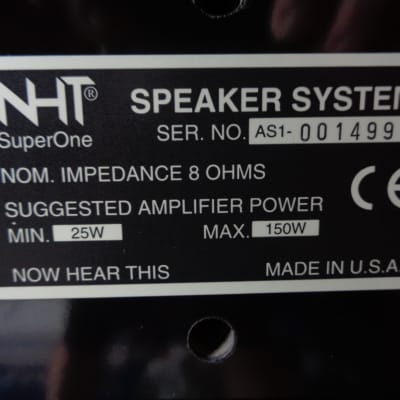 NHT Super One Speakers image 5