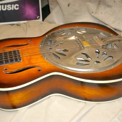 Regal Dobro Resonator Slide Lap Acoustic Guitar - Local Pickup Only image 11