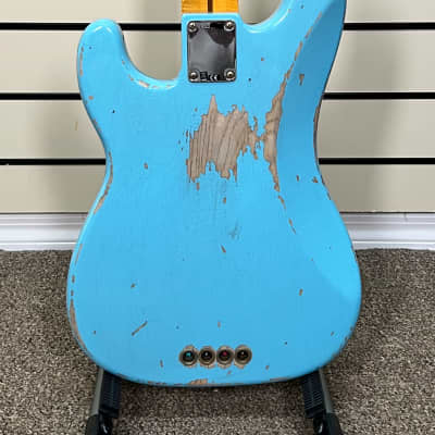 Fender Custom Shop 55 Precision Bass Heavy Relic Daphne Blue 2022 image 5