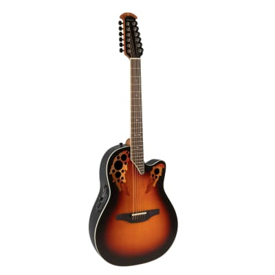 Ovation Timeless Elite 12-String Acoustic Electric Guitar, New England Burst for sale