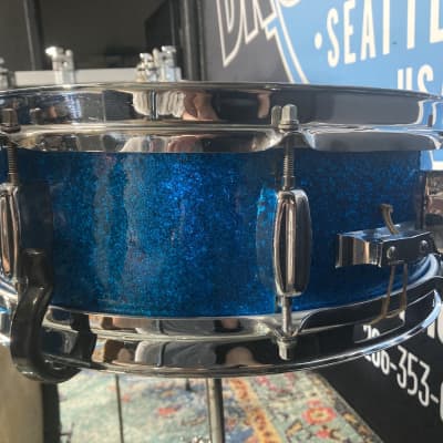 Rogers Hal Blaine's Original "Tommy Sands" Drum Set. Authenticated!! 1950s - Blue Sparkle image 25