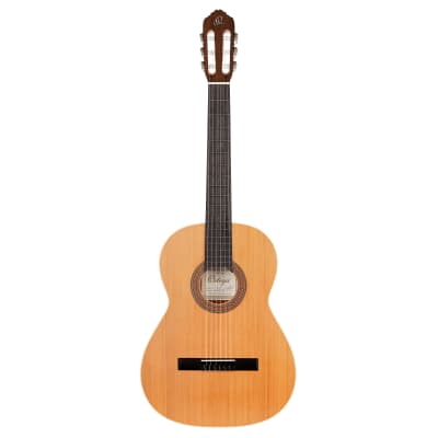 *NOS* Ortega Traditional Series R180 Made in Spain Classical Nylon String Guitar w/ Gig Bag - Natural image 2