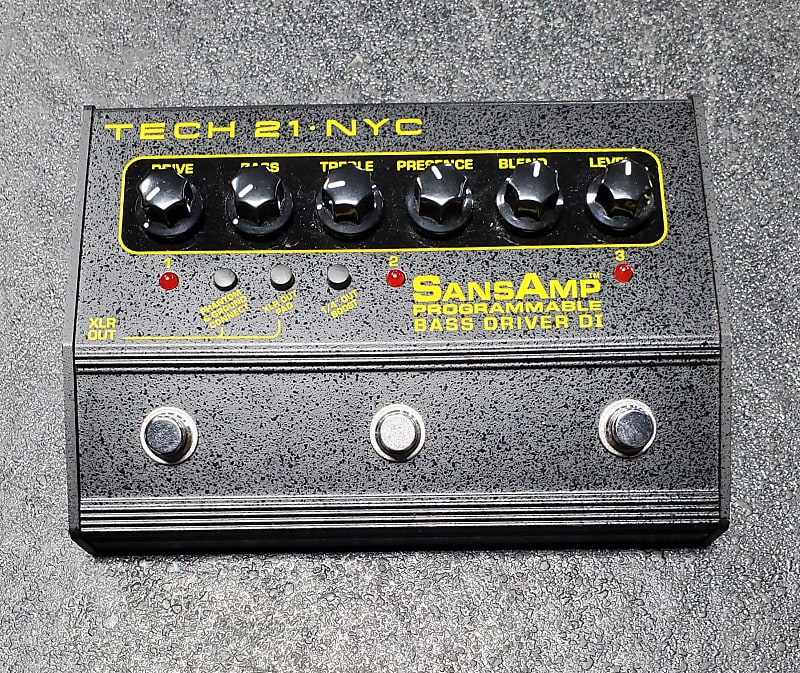 Tech 21 Sansamp Programmable Bass Driver