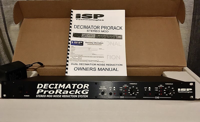ISP Technologies Decimator Pro Rack G Stereo Mod | Reverb Canada
