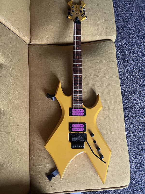 B.C. Rich Warlock 2000s - Yellow | Reverb