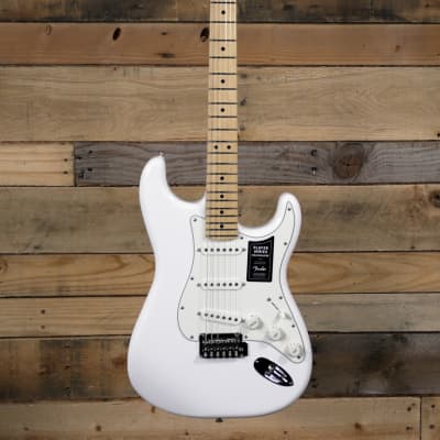 Fender Player Stratocaster Electric Guitar Polar White w/ Maple Fingerboard image 4