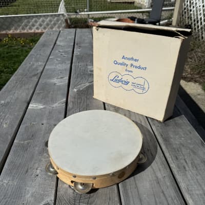 10” Ludwig Tambourine with Original Box 1960’s image 1