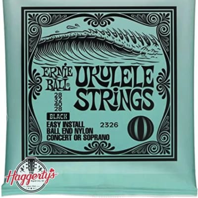 Ernie Ball P02326 Black Ball End Nylon Ukulele Strings