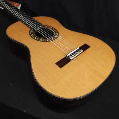 Jose Ramirez Cedar Guitarra del Tiempo Studio Classical Nylon String Guitar w/ Logo'd Hard Case image 10