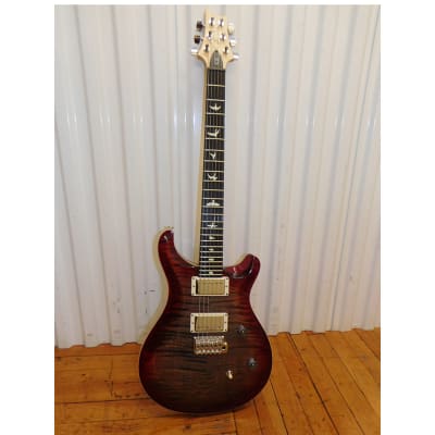 Paul Reed Smith CE24 Solid Body Electric Guitar Ebony/Faded Grey Black Cherry Burst - Prymaxe Exclusive - 108485:MCK-HG image 10